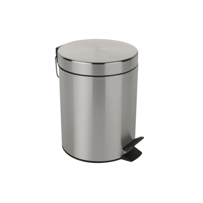 Papelera con pedal Acero SYDNEY 3L Metalizado Spirella