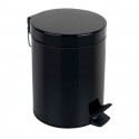 Poubelle à  pédale Acier SYDNEY 5L Noir Spirella