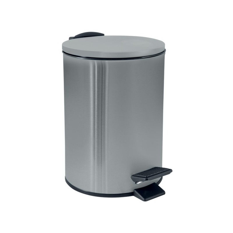 Papelera con pedal Acero ADELAR 3L Acero inoxidable Metalizado Spirella