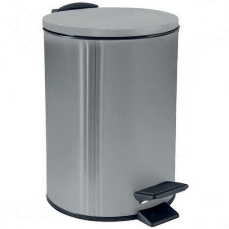 Poubelle à  pédale Acier ADELAR 3L Inox Brossé Spirella