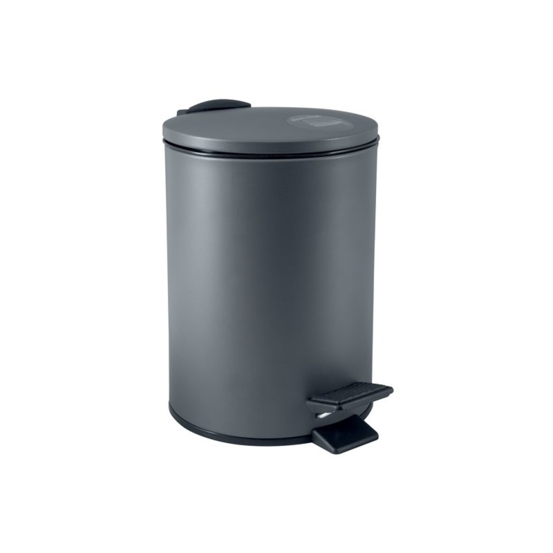 Spirella Badezimmer Treteimer Steel ADELAR 3L Mattgrau