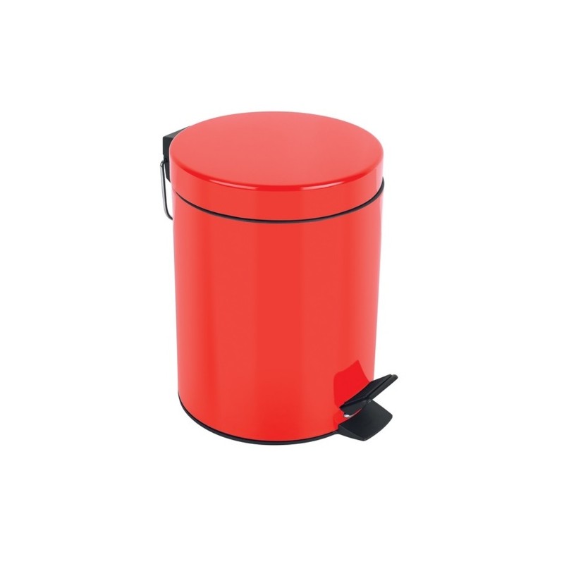 Spirella Badezimmer Treteimer Stahl SYDNEY 3L Rot