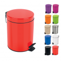 Papelera con pedal Acero SYDNEY 5L Rojo Spirella