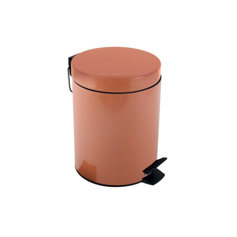 Papelera con pedal Acero SYDNEY 5L Terracota Spirella