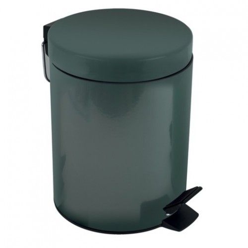Poubelle à  pédale Acier SYDNEY 5L Vert Foncé Spirella