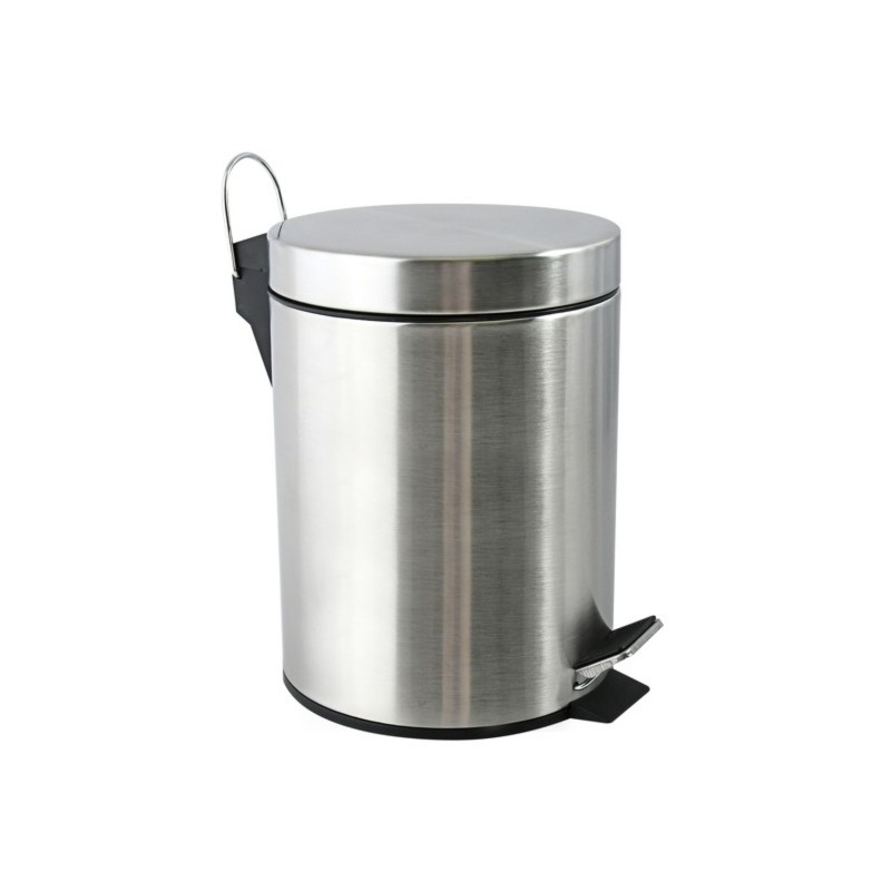 5L SATIN SS TRASH CAN -12