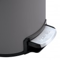Poubelle à  pédale Inox RIKU 3L Gris mat Spirella