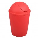 Papelera con tapa basculante AKO 5,5L Rojo MSV