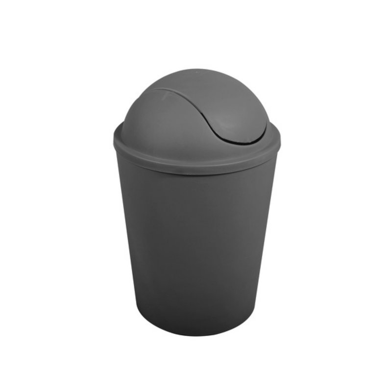 spirella Poubelle à  bascule AKO 5 5L Gris MSV