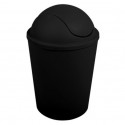 Poubelle à  bascule AKO 5,5L Noir MSV