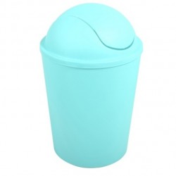 MSV Poubelle à bascule PP AKO 5,5L Vert Pastel