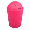 Papelera con tapa basculante AKO 5.5L Rosa Fucsia MSV