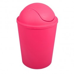 Papelera con tapa basculante AKO 5.5L Rosa Fucsia MSV