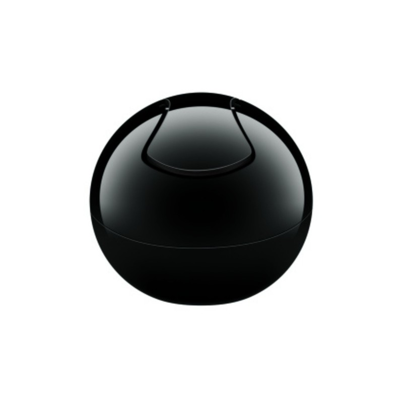Papelera con tapa basculante PP BOWL 1L Negro Uni Spirella