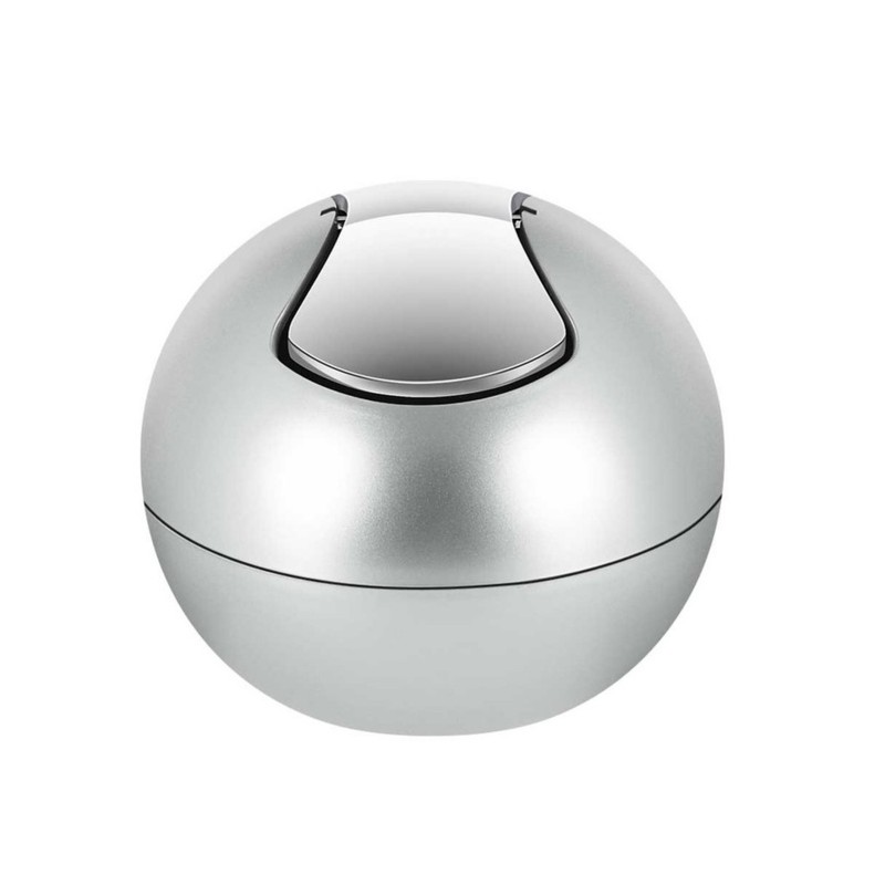 spirella Poubelle à  bascule PP BOWL 1L Gris Silver Spirella