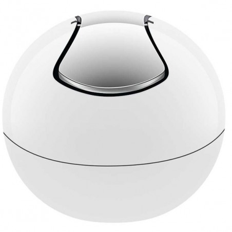 Papelera con tapa basculante PP BOWL 1L Blanco Spirella
