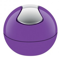 Papelera con tapa basculante PP BOWL 1L Violeta Spirella