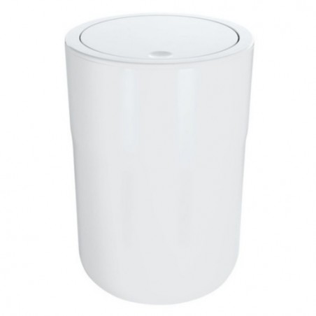 Papelera con tapa basculante PS COCCO 5L Blanco Spirella