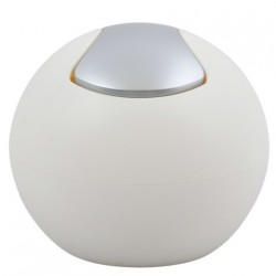 Papelera con tapa basculante PS BOWL matT 1L Blanco Spirella