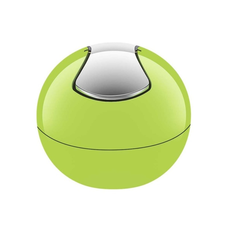 Poubelle à  bascule PP BOWL 1L Vert Kiwi Spirella