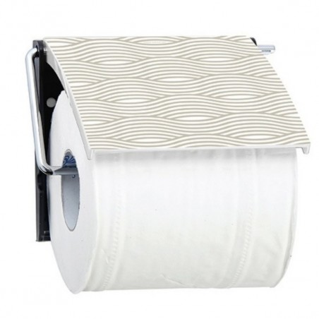 Porte rouleau papier wc Mural WAVE Beige MSV