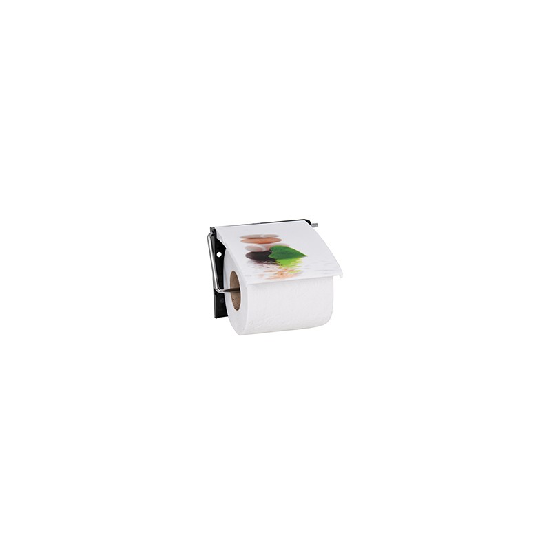 PS Wall Toilet Roll Holder & Chrome Steel Lingga MSV