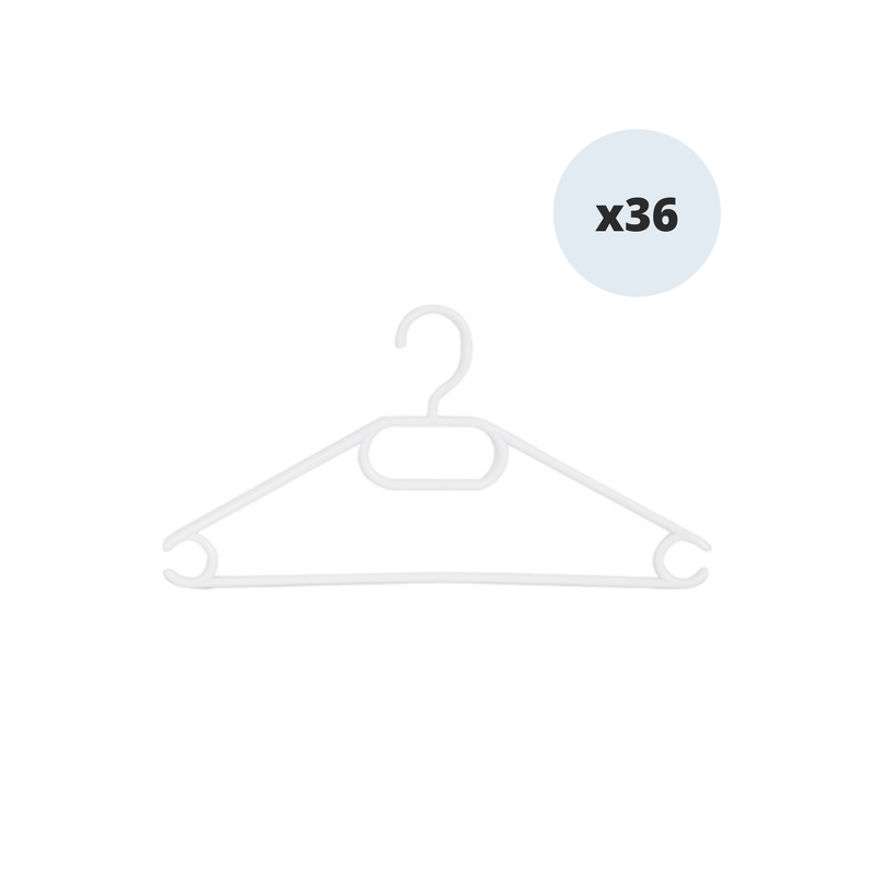 MSV Lot 36 Cintres En Plastiques