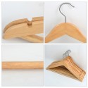 Lot de 10 Cintres en bois à  Tête rotative MSV