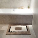 Tappetino da bagno in poliestere ANELA 60x90 cm Marrone Spirella