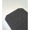 Badewannenmatte RUBY Kautschuk 70x40cm Dunkelgrau Spirella