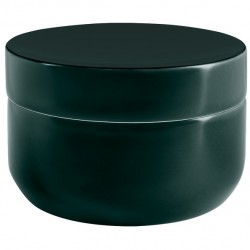 Spirella Wattebehälter aus Keramik JARO Dunkelgrün