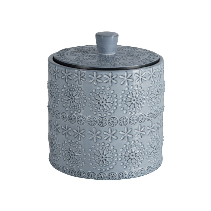 Cotton box Porcelain RELIEF Spirella Gray