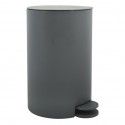 Papelera con pedal OSAKI 3L gris antracita mate MSV