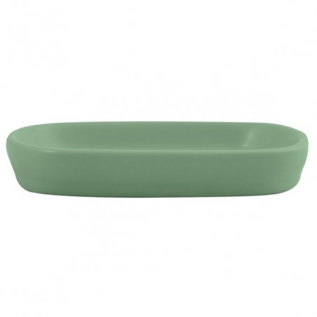 Ceramic soap dish MAONIE Mat Basil Green MSV