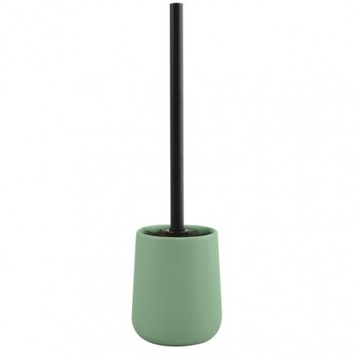 Toilet brush with ceramic holder MAONIE Matte Basil Green MSV