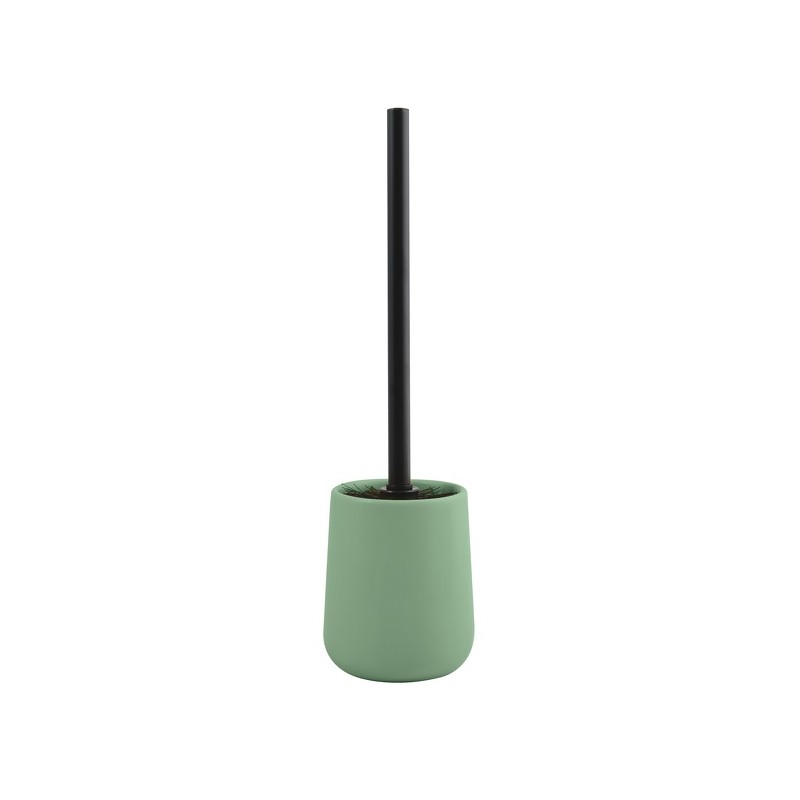 Toilet brush with ceramic holder MAONIE Matte Basil Green MSV