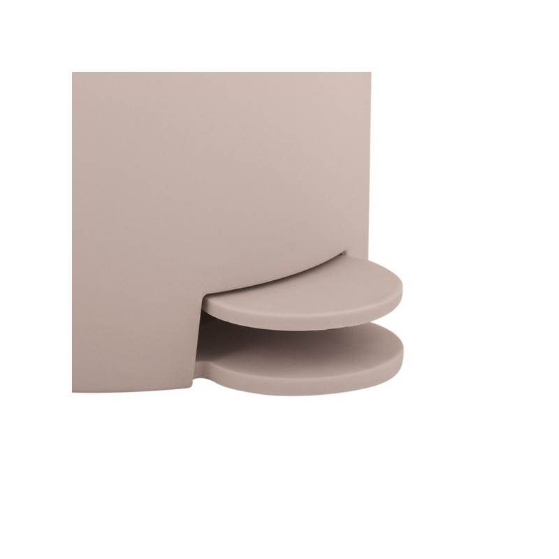 Papelera con pedal PP OSAKI 3L Beige Mate MSV