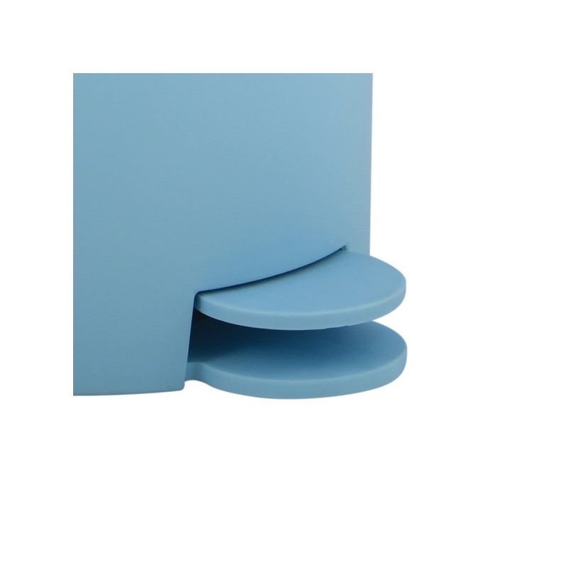 Poubelle à  pédale OSAKI 3L Bleu Clair mat MSV