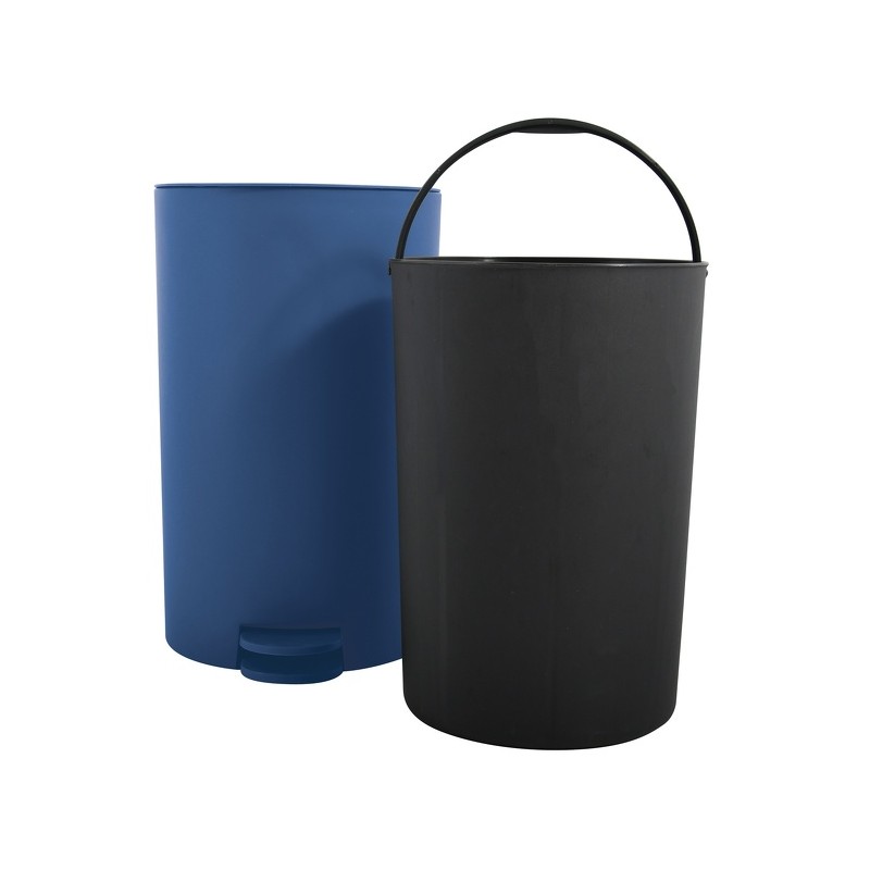 Poubelle à  pédale OSAKI 3L Bleu Foncé MSV
