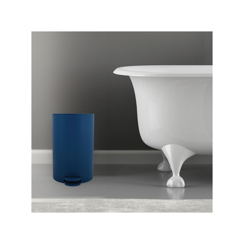 Pattumiera a pedale PP OSAKI 3L Blu scuro MSV