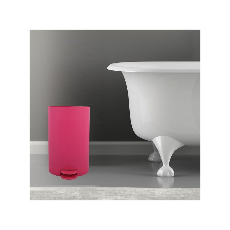 Pattumiera a pedale PP OSAKI 3L Fucsia Opaco Rosa MSV