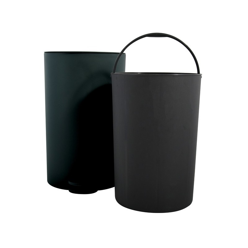 Poubelle à  pédale OSAKI 3L Noir mat MSV