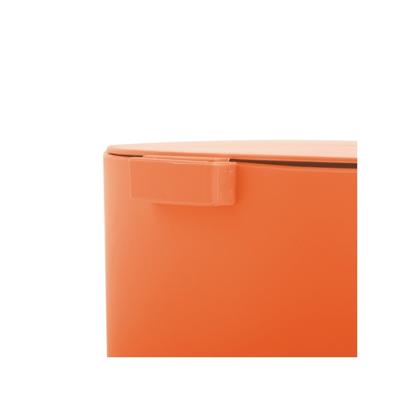 Poubelle à  pédale OSAKI 3L Orange mat MSV