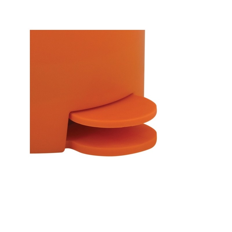 Poubelle à  pédale OSAKI 3L Orange mat MSV