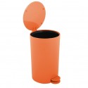 Poubelle à  pédale OSAKI 3L Orange mat MSV