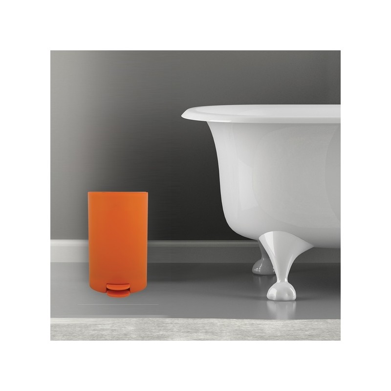 Papelera con pedal PP OSAKI 3L Naranja mate MSV