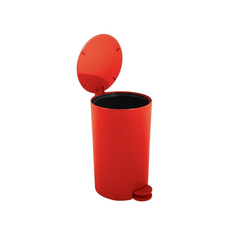 Poubelle à  pédale OSAKI 3L Rouge mat MSV