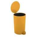 Papelera con pedal PP OSAKI 3L Azafrán mate MSV