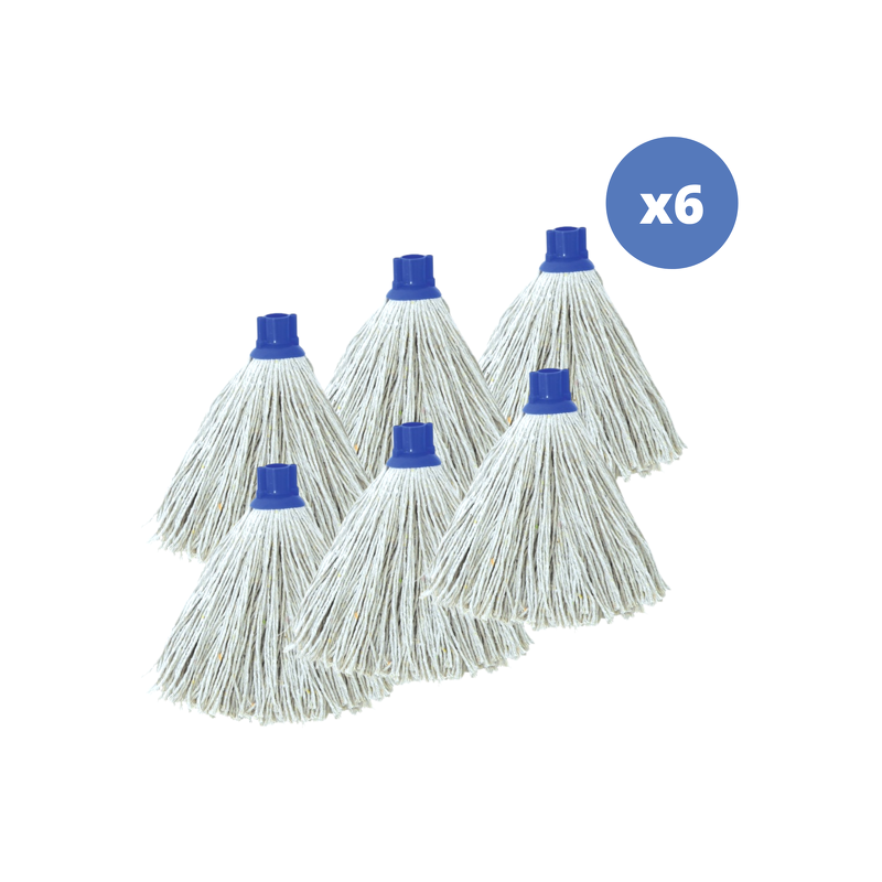 spirella Lot de 6 franges en coton écru 150g