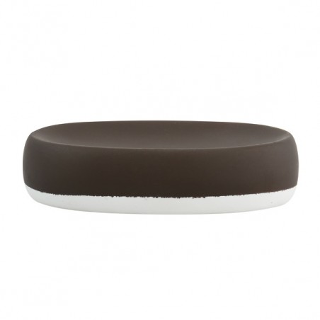 Porte Savon Céramique CAGLIARI Chocolat MSV